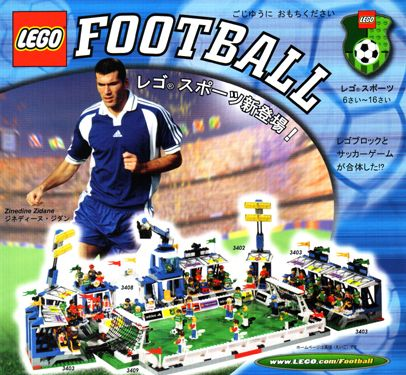 Lego 2000 Large Football / Soccer Japanese