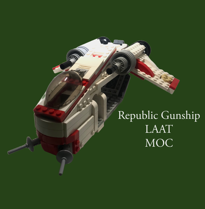 Lego Republic Gunship LAAT MOC