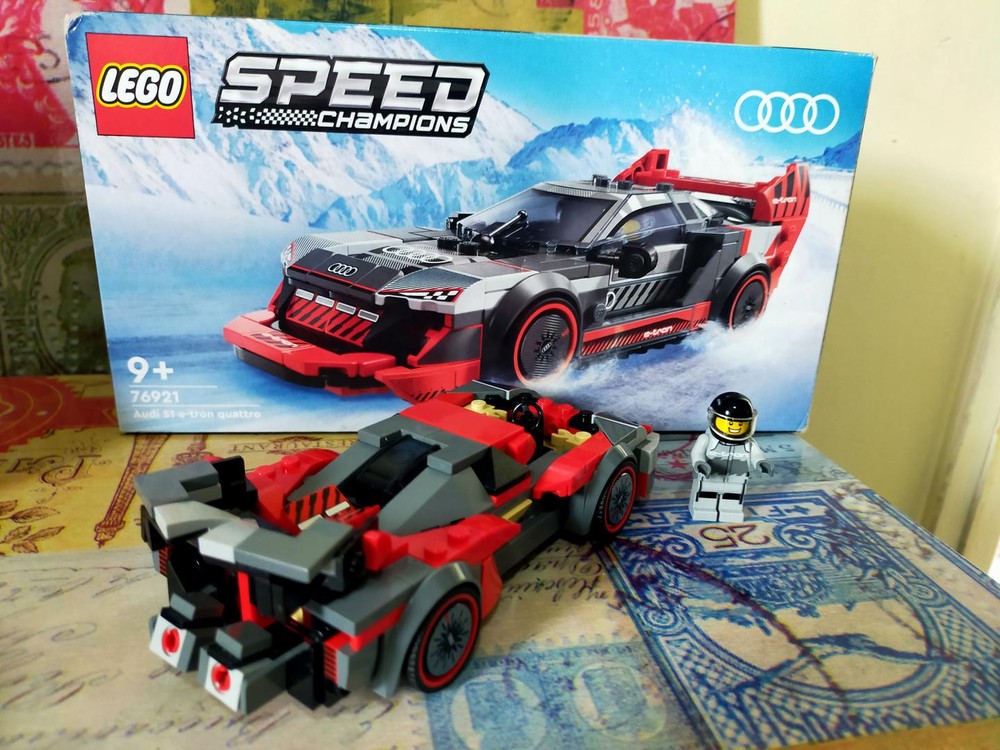 Lego 76921 Audi E-tron Lamborghini Vision GT Modification build with Window