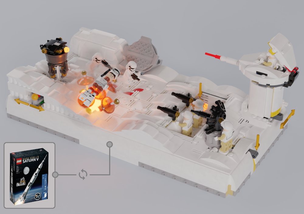 Lego 21309 - Hoth Diorama Playset