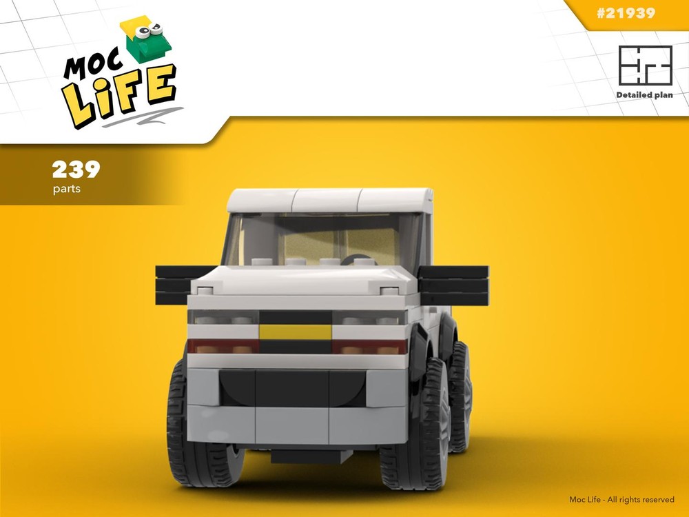 Lego Chevrolet Silverado 1500 regular cab short bed