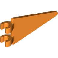 Lego Flag 2 x 4 Triangle / Orange