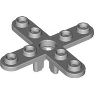 Lego Propeller 4 Blade 5 Diameter with Rounded Ends, Open Hub / Light Bluish Gray