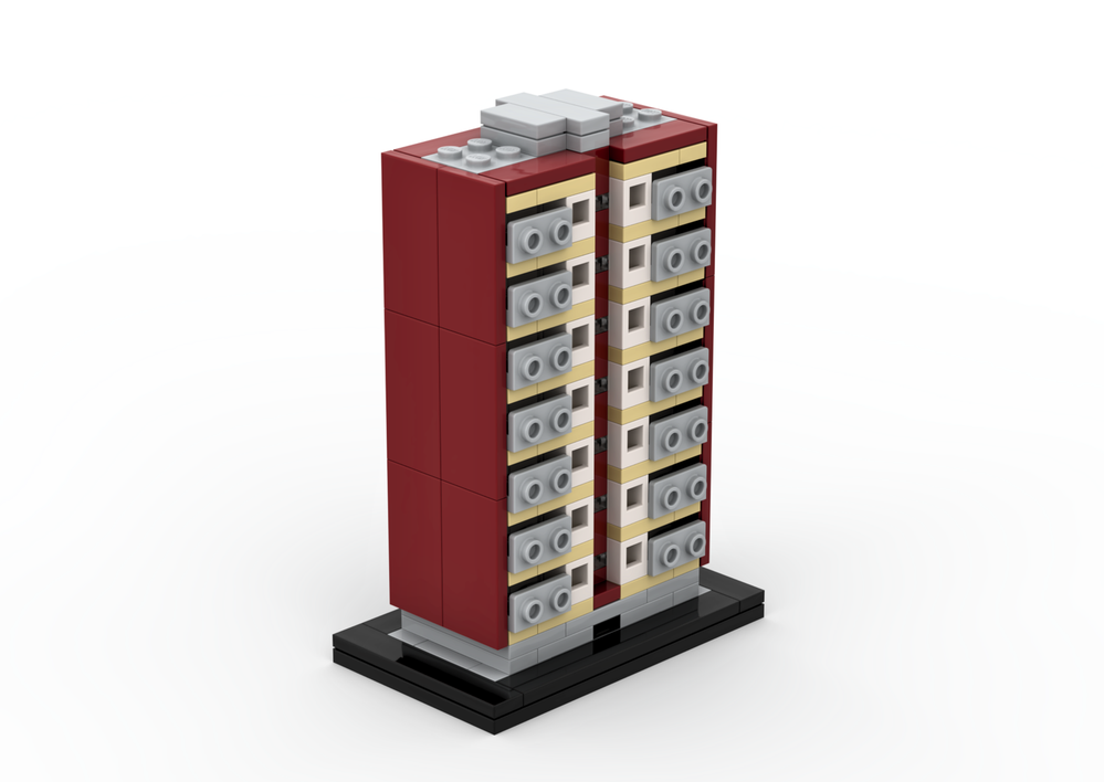 Lego "Panelák" Apartment Building