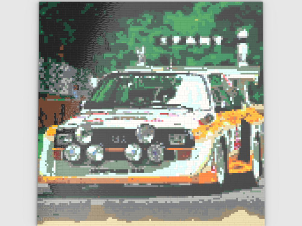 Lego Audi Quattro S1 at Goodwood