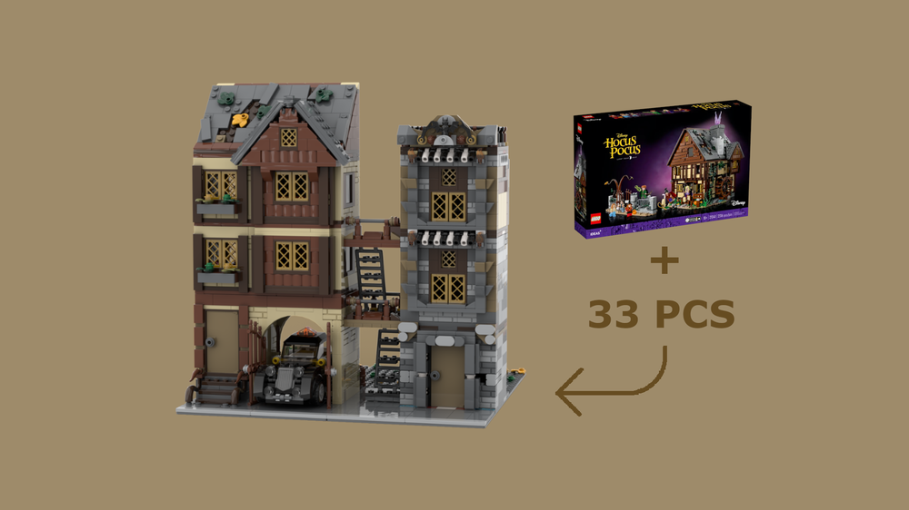 Lego Old Apartment Modular Building