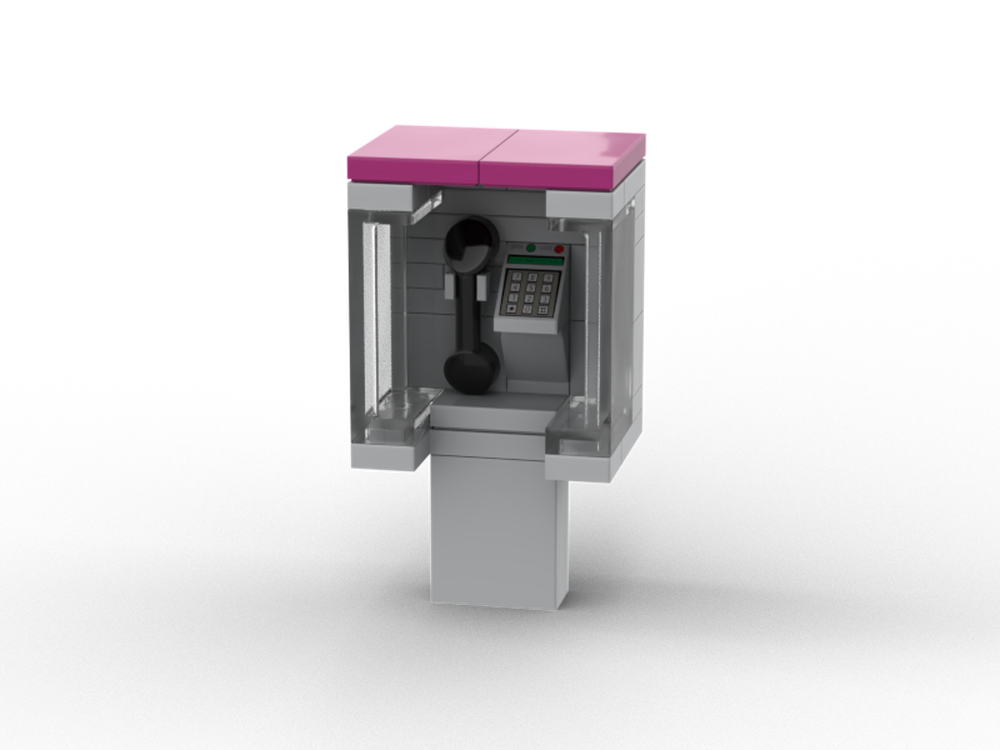 Lego Modern German phone booth