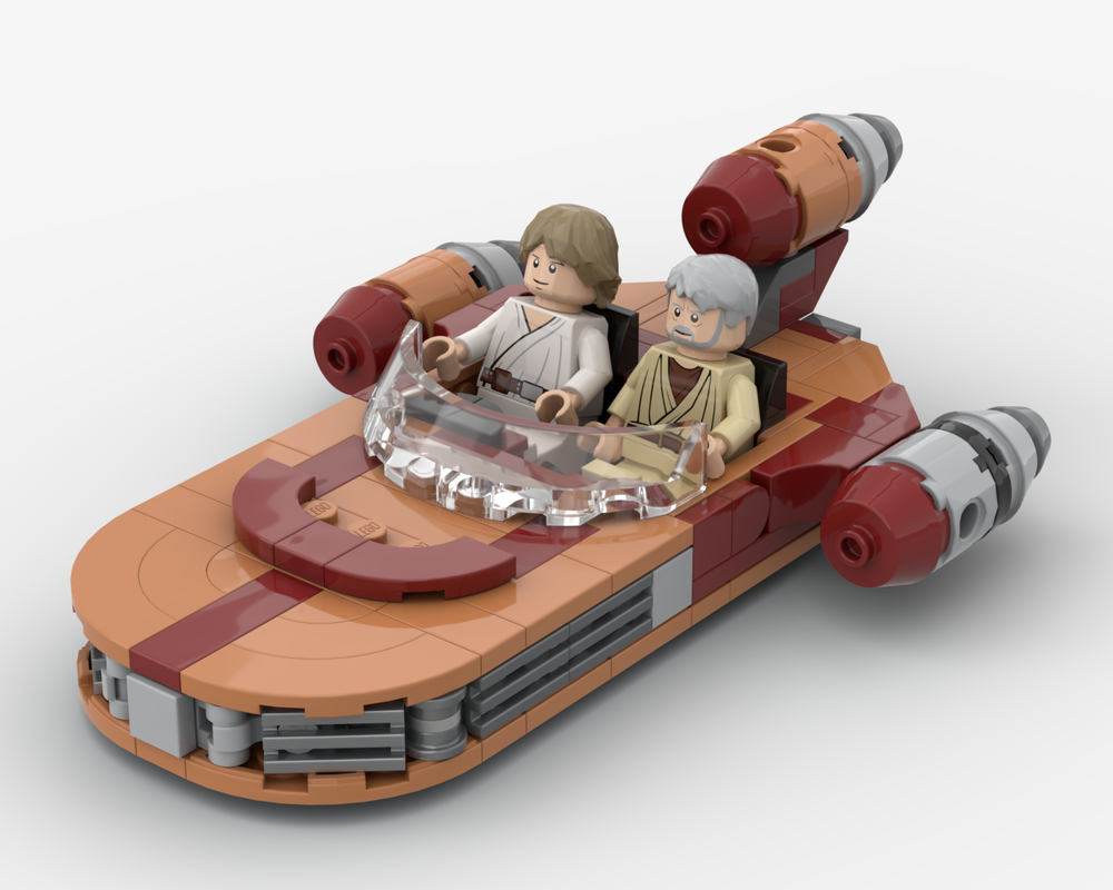 Lego Luke's Landspeeder - Minifigure Scale