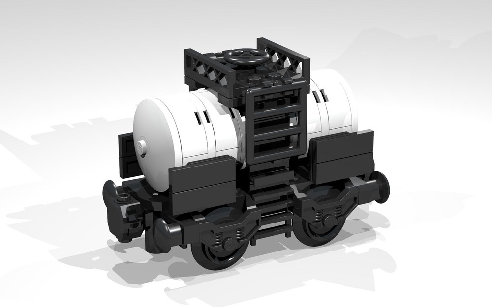 Lego 4-Wheel Tanker (mini, white)