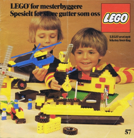 Lego 1977 Large Norwegian LEGO for mesterbyggere 57 (98761-N)