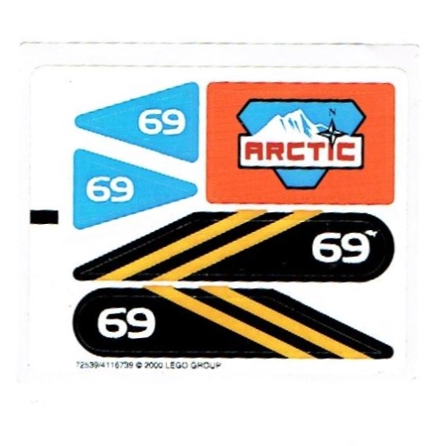 Lego Sticker Sheet for Set 6586-1