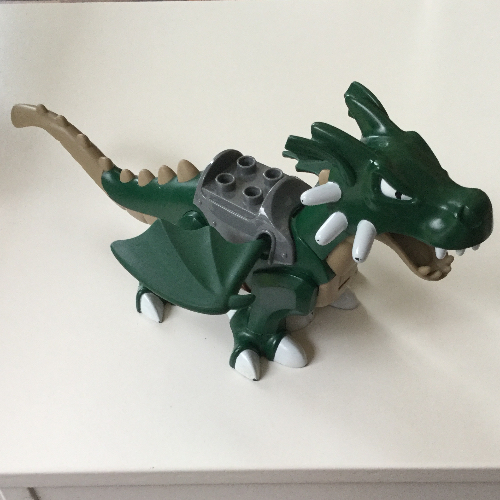Lego Duplo Dragon Large with Tan Underside