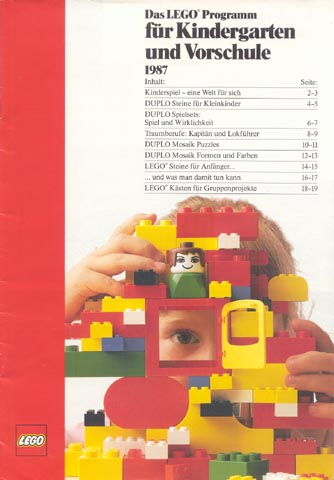 Lego 1987 Large German Dacta - Kindergarten und Vorschule (2900043-D)