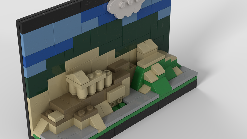 Lego Athens Postcard