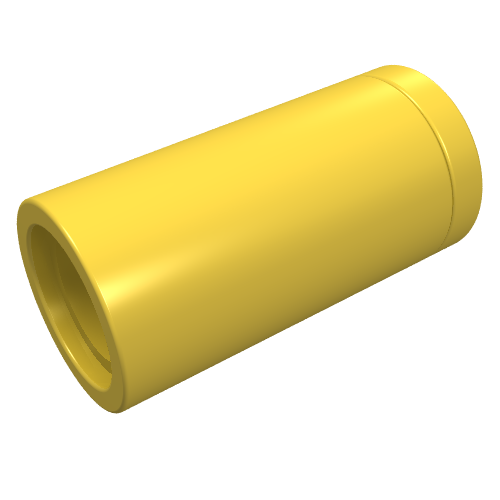 Lego Technic Pin Connector Round [No Slot] / Yellow