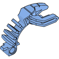 Lego Large Figure Weapon, Disk Throwing Arm (Tohunga) / Medium Blue