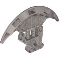 Lego Large Figure Weapon Axe Head, Axonn Giant Axe Half / Pearl Light Gray