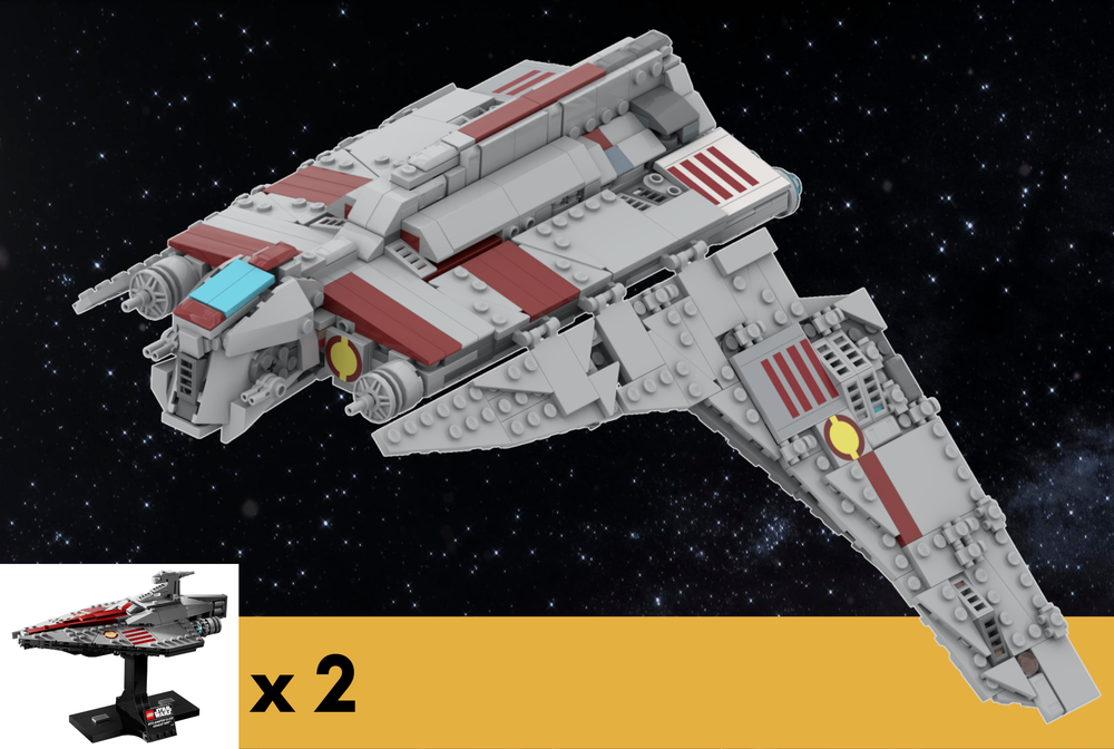 Lego 2x 75404 Nu-class Shuttle Alternate Build