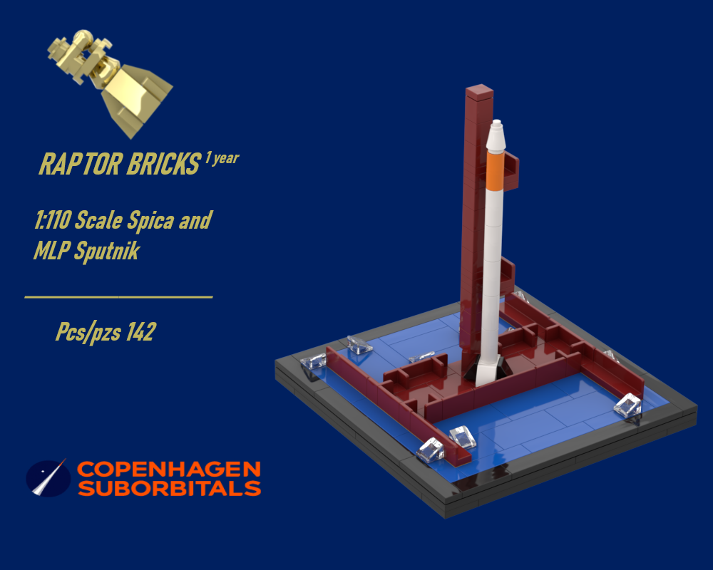 Lego 1:110 Scale Spica and MLP Sputnik