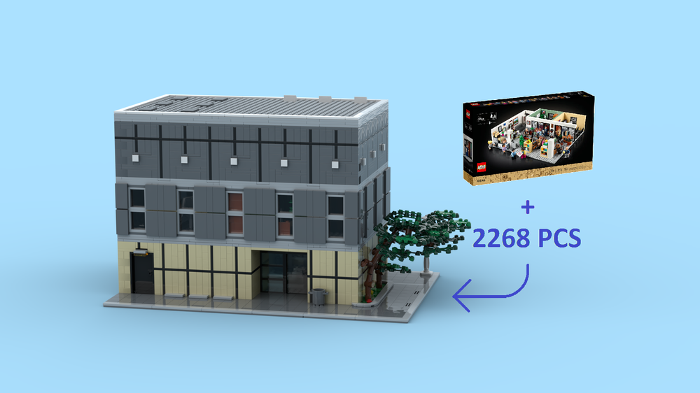 Lego The Office Dunder Mifflin Modular Building