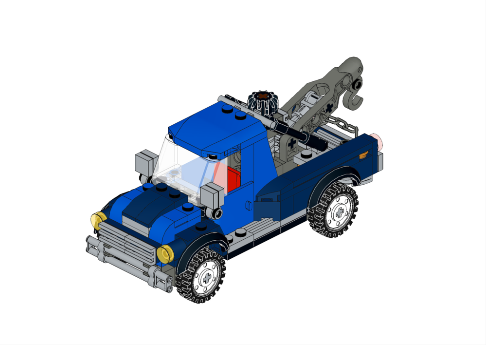 Lego Corner Garage Tow Truck Mod