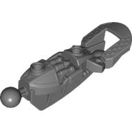 Lego Large Figure Skeletal, Limb, with 2 Ball Joints (Toa Inika) / Dark Bluish Gray