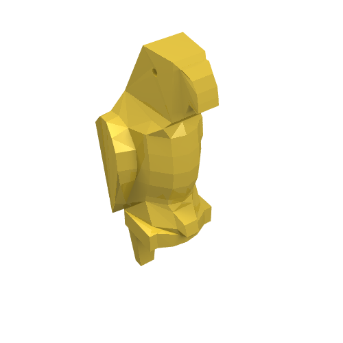 Lego Animal, Bird, Parrot [Plain] / Yellow