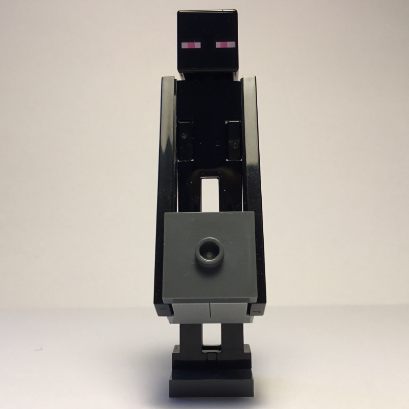 Lego Enderman, Dark Bluish Gray Box, Foot Plate