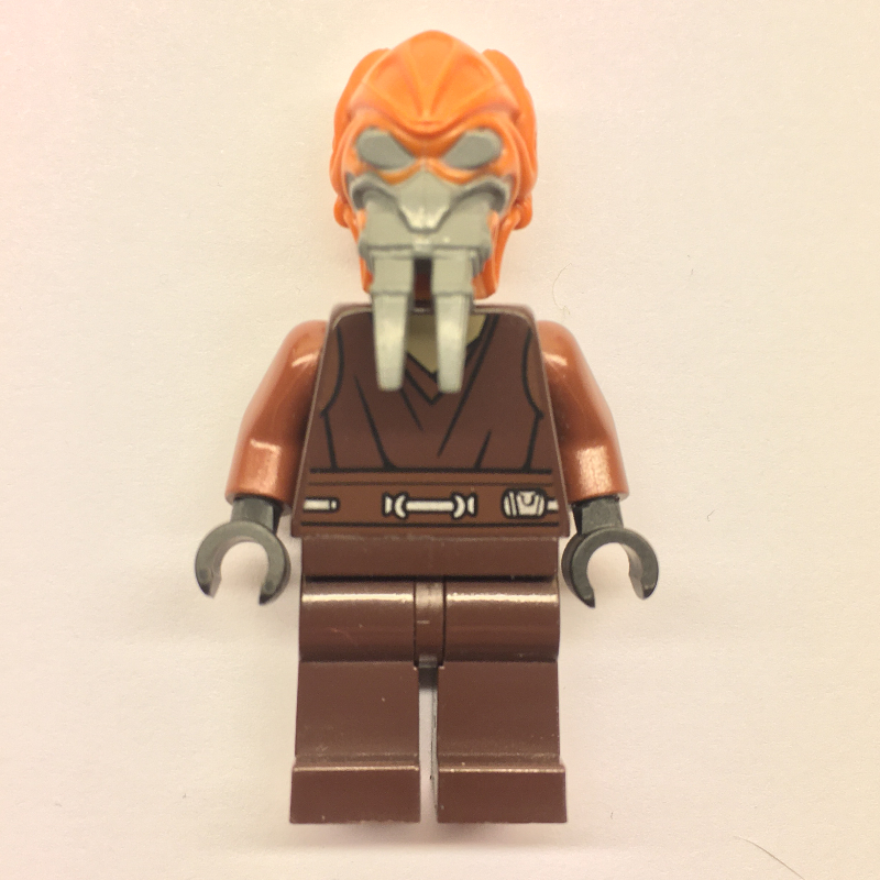 Lego Plo Koon, Dark Tan Undershirt