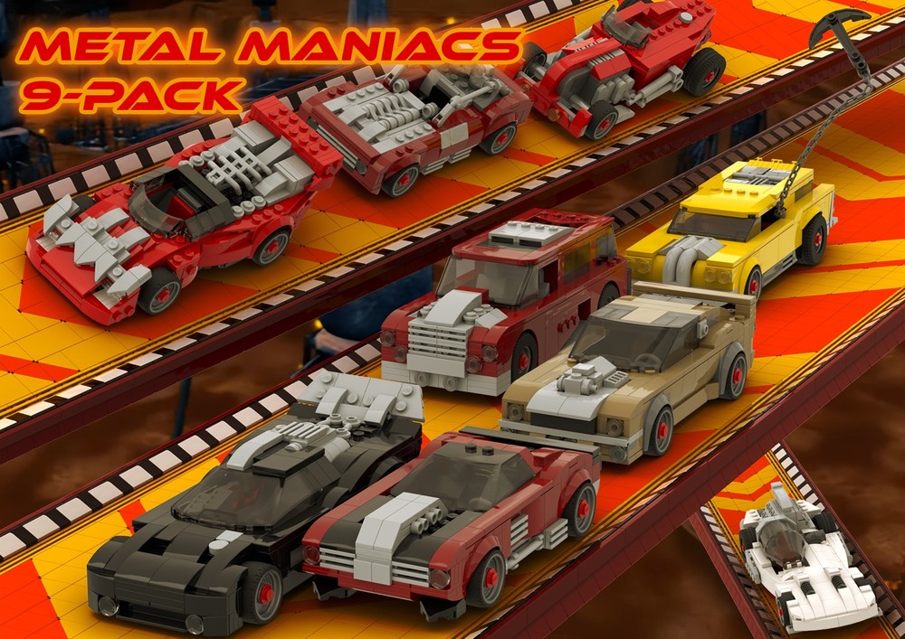 Lego Metal Maniacs 9-Pack – Hot Wheels: Acceleracers