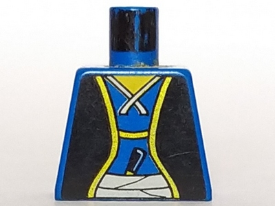 Lego Torso Castle Ninja Samurai Robe, Sash and Dagger Pattern (Shogun) / Blue