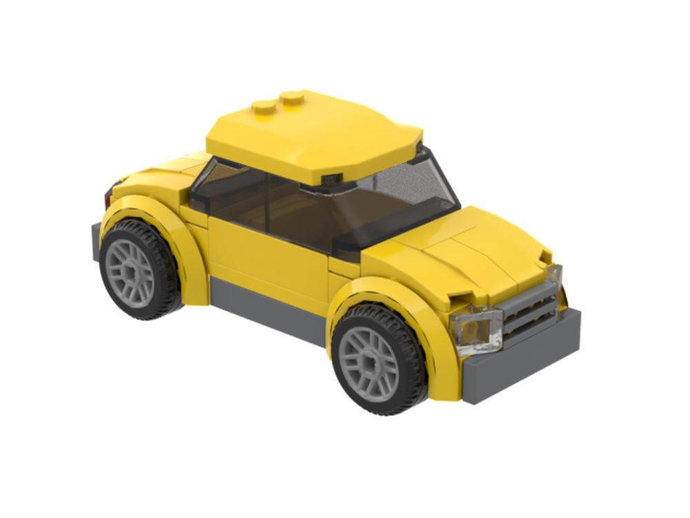 Lego Yellow sporty car