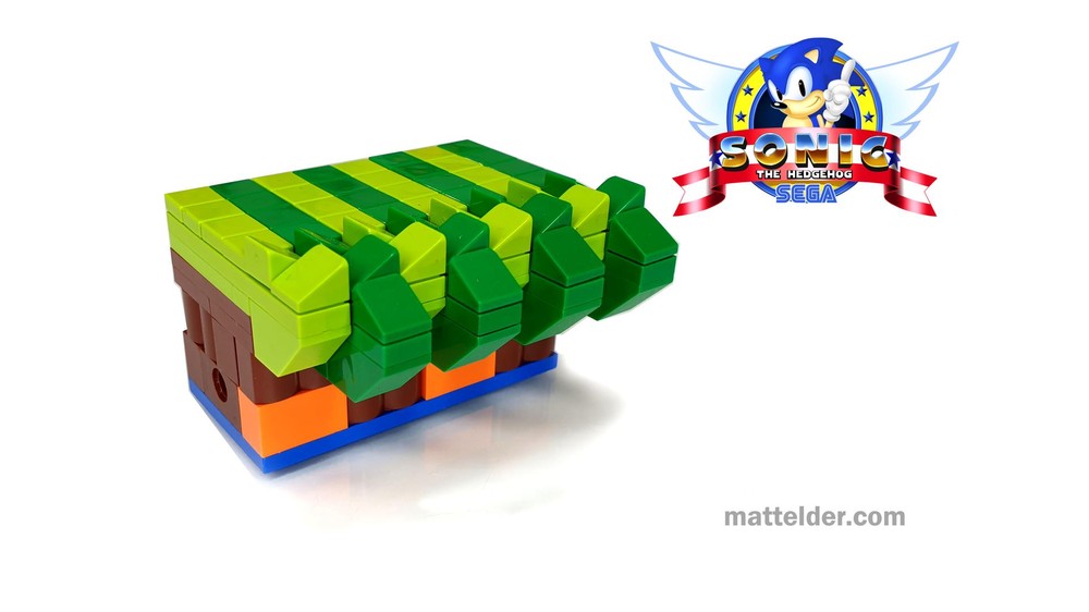 Lego Sonic the Hedgehog: 4x8 Platform: Green Hill Zone Modular