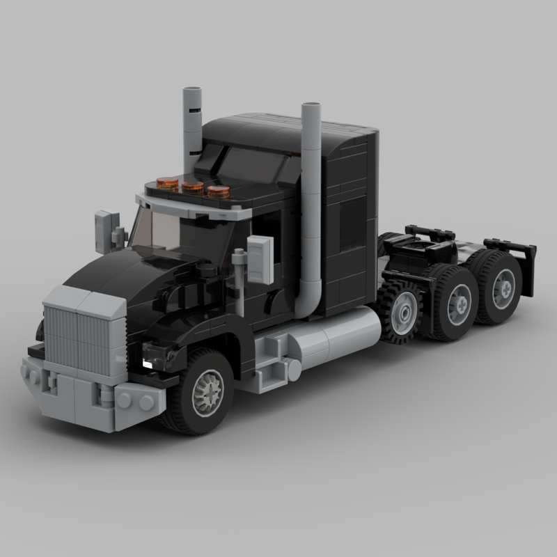 Lego Kenworth T800 Semi truck (Black)