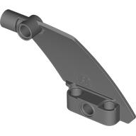 Lego Technic Panel Curved 5 x 7 Parallelogram Right / Dark Bluish Gray