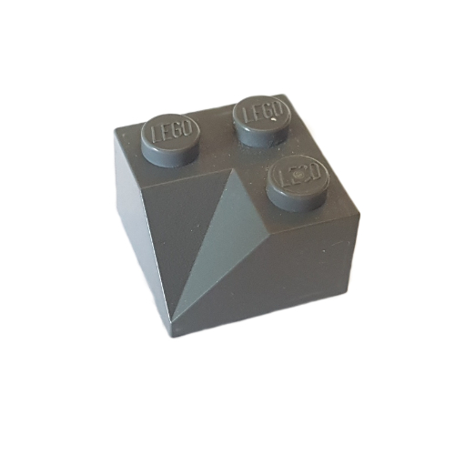 Lego Brick Sloped 45° 2 x 2 Double Concave Smooth
