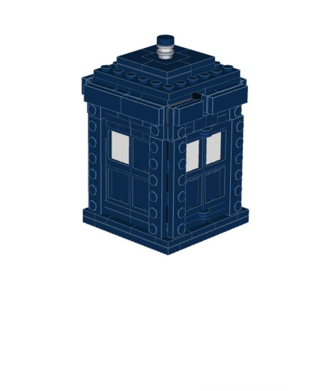 Lego Doctor Who Smaller TARDIS