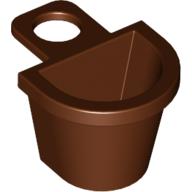 Lego Minifig Neckwear Basket [D Style] / Reddish Brown