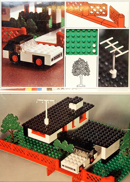 Lego House with Mini Wheel Car
