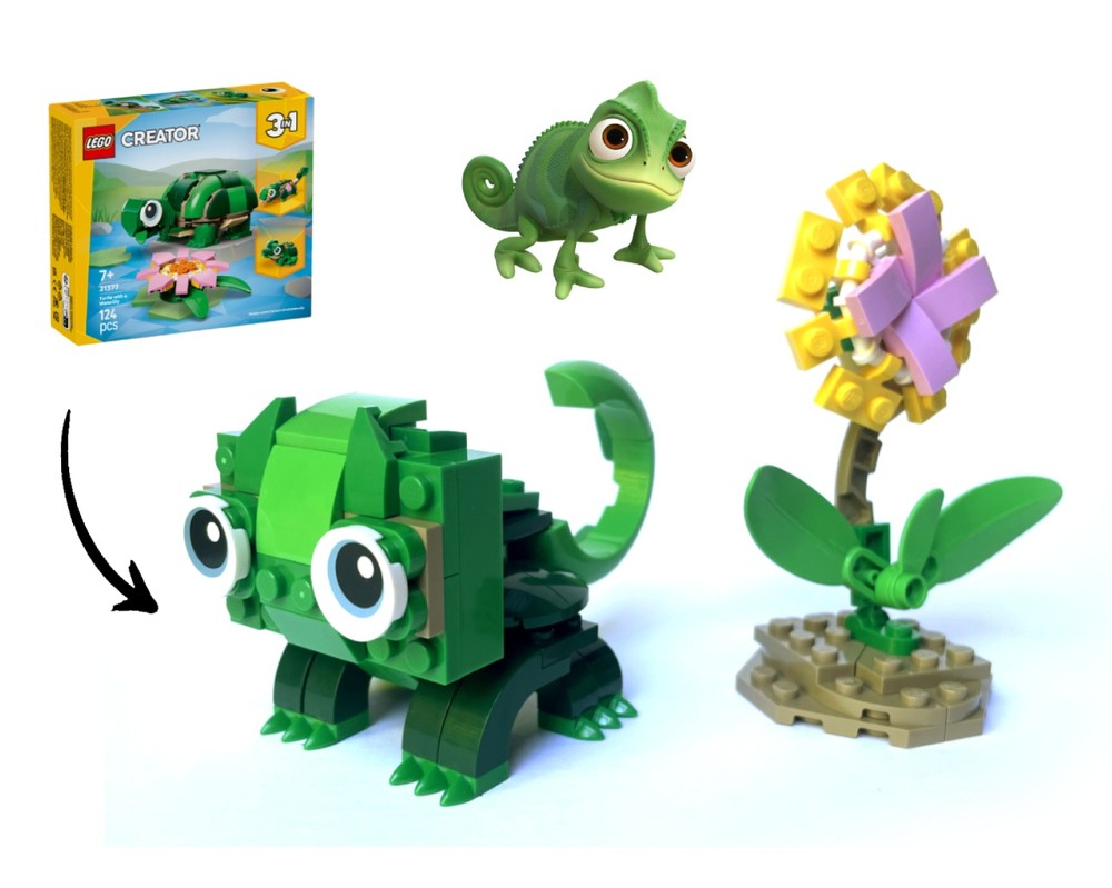 Lego Pascal - Tangled 31377 Turtle Alt Build