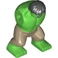 Lego Body Giant, Hulk with Dark Tan Pants Print