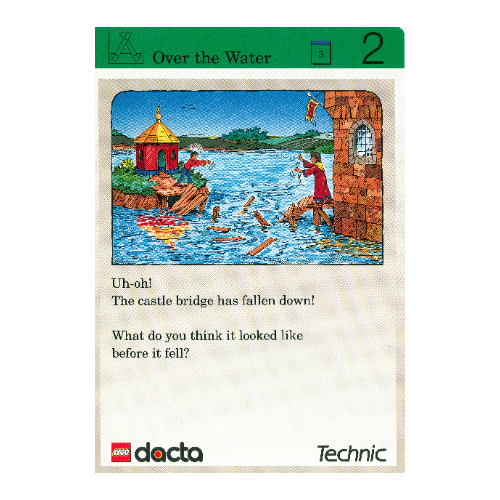 Lego Activity Card, Set 9603, Exploration 02 - Over the Water / [No Color/Any Color]