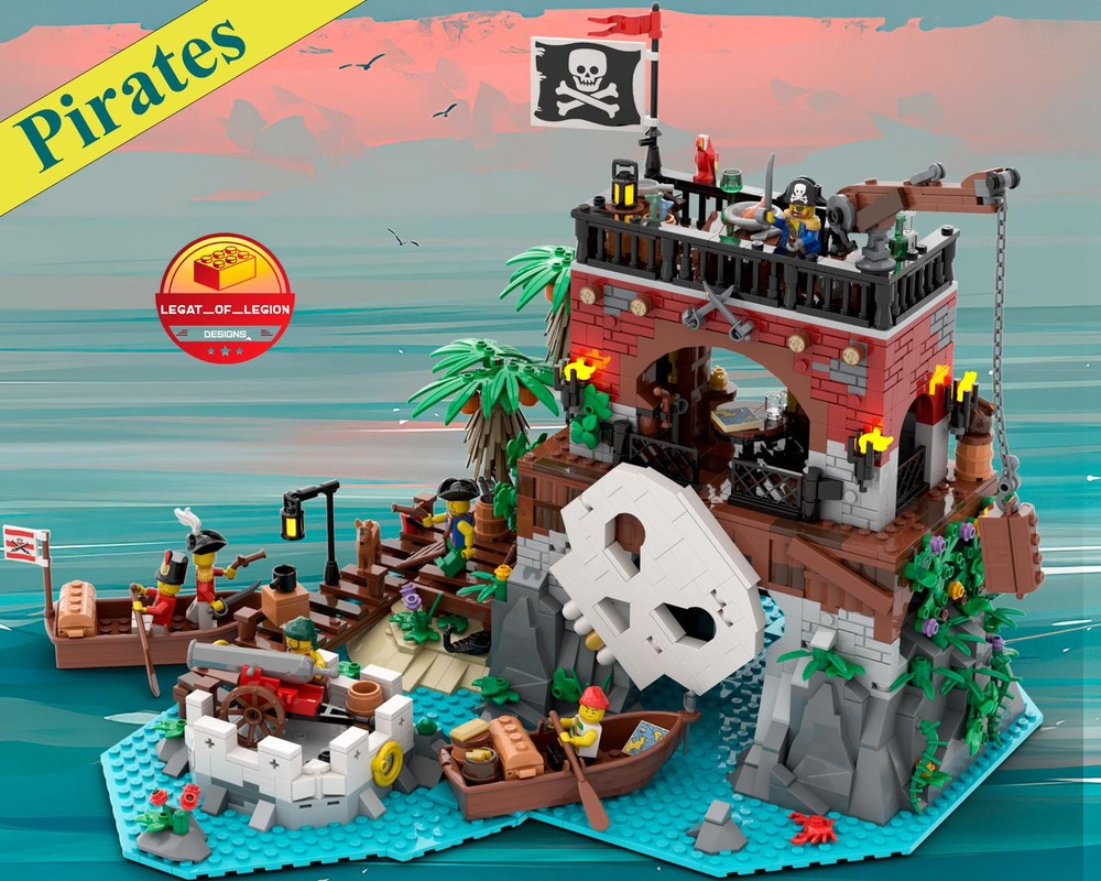 Lego 6279 Skull Island Remake