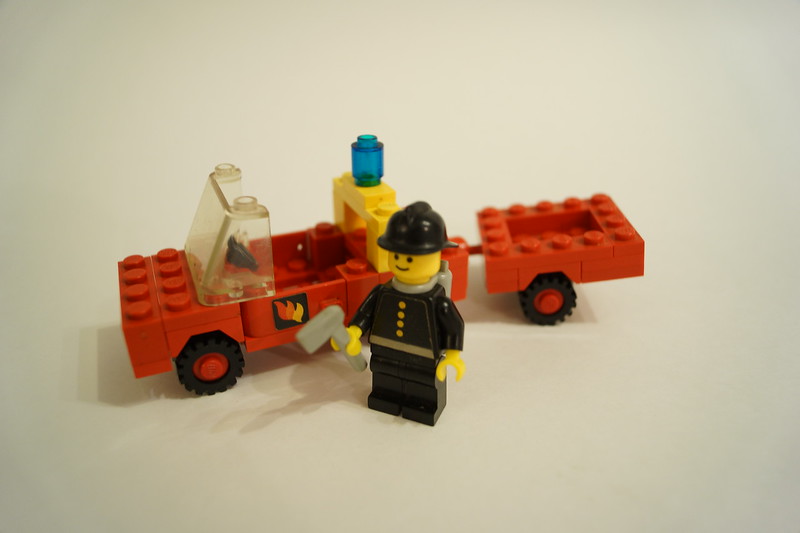 Lego Fire Truck and Trailer