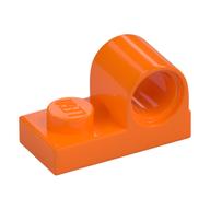 Lego Plate Special 1 x 2 with Pin Hole on Top / Orange
