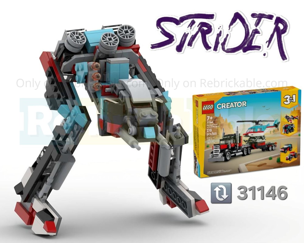 Lego STRIDER Battlemech