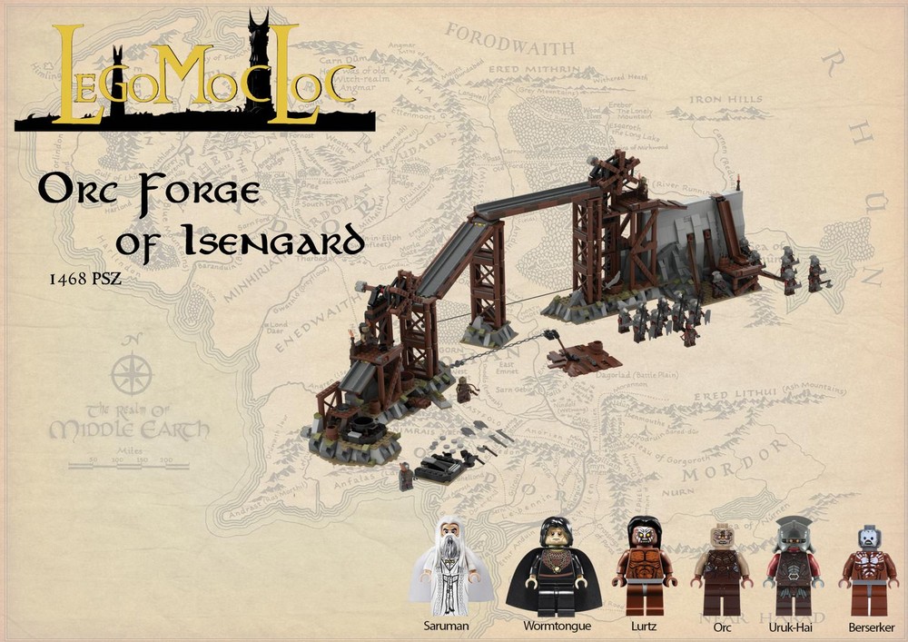 Lego Orc Forge of Isengard
