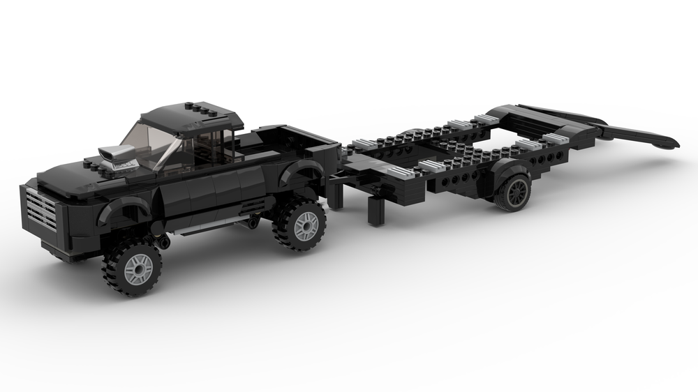 Lego Dodge RAM and Trailer