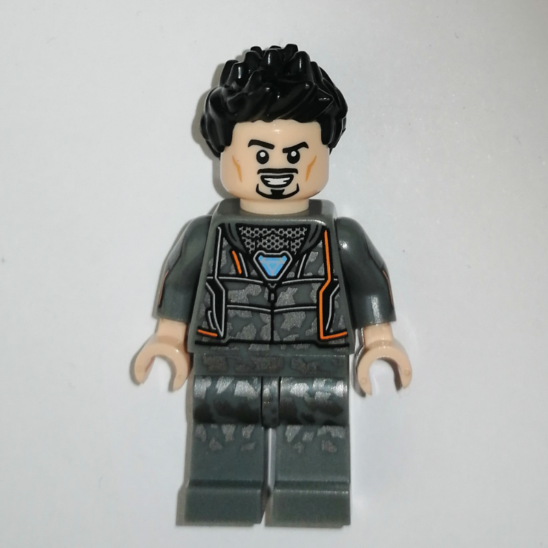 Lego Tony Stark - Silver Cameo