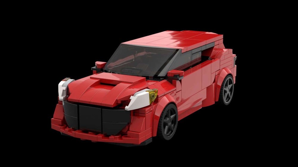 Lego 2010 Mazdaspeed 3 Hatchback, Red (Velocity Red)
